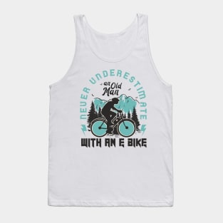 Never Underestimate an Old Man With an EBike Tank Top